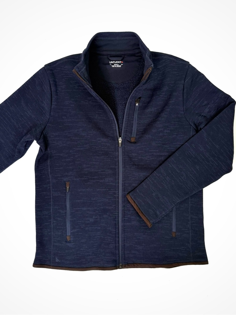 NEW UNTUCKit Kezoh Fleece Lined Zip-Up Jacket | S
